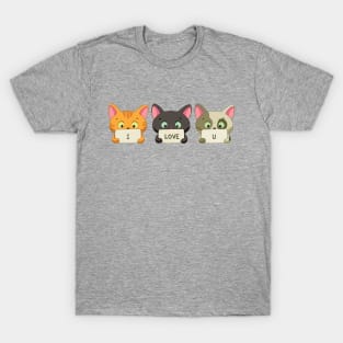 I Love You - Cat said T-Shirt